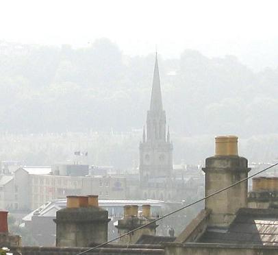 The photo of the top of St Michael's church