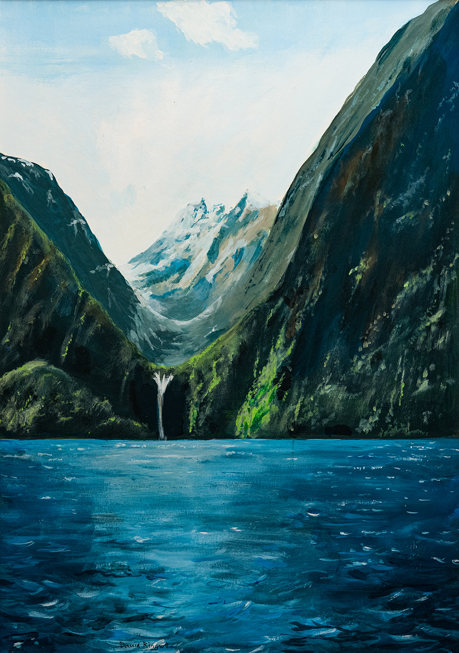 contemporary giclée art print of new zealand scene by david ringsell