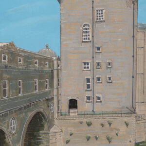 contemporary giclée art print of bath scene by david ringsell